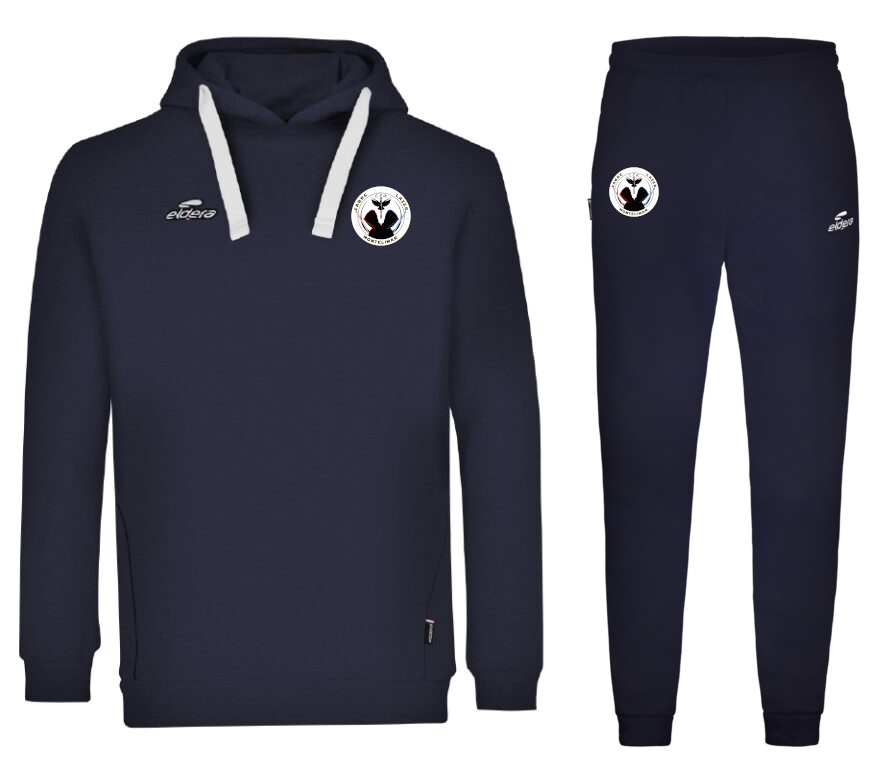 Sweat RELAX + Pantalon RELAX avec logos thermobrodés